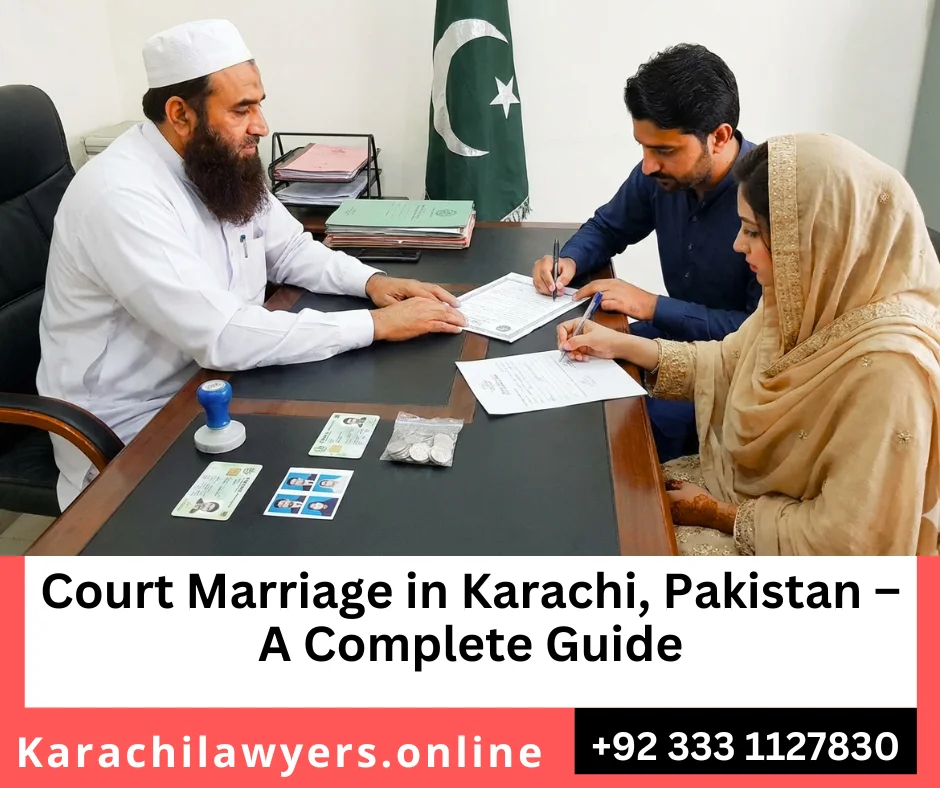 court marriage documents CNIC affidavit Karachi