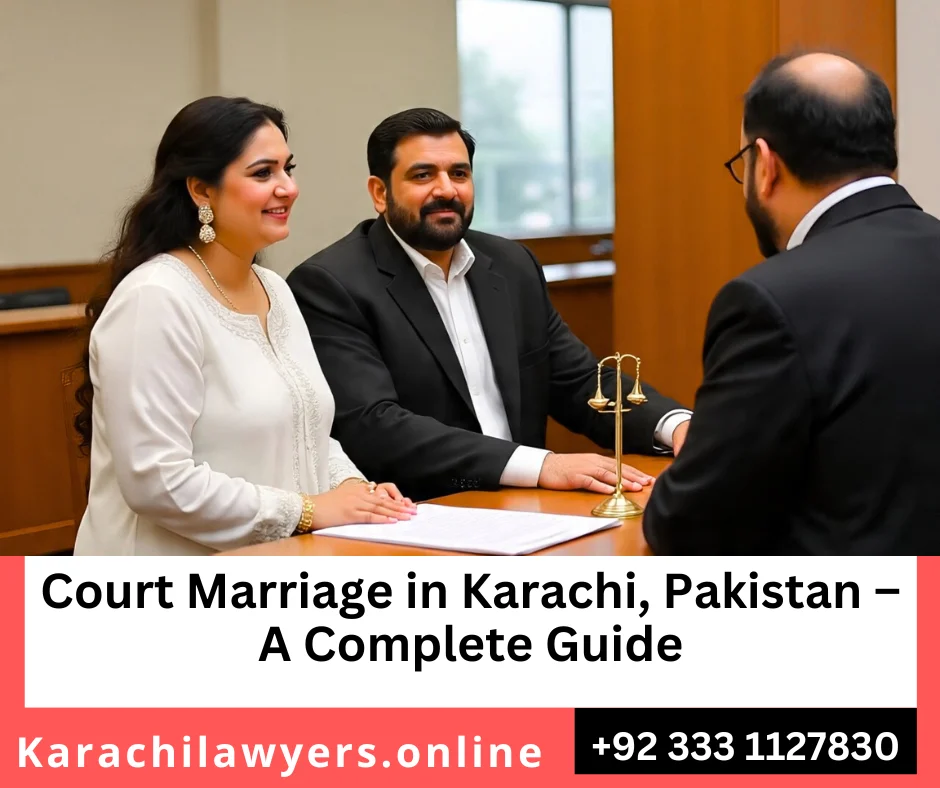 court marriage at City Courts Karachi Pakistan